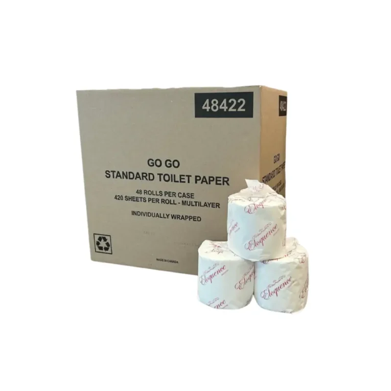 GoGo Eloquence Multilayer Standard Bathroom Tissue Rolls – 420 Sheets