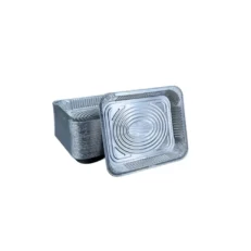 Half Size Heavy Duty Aluminum Foil Trays - Shallow Depth, Case