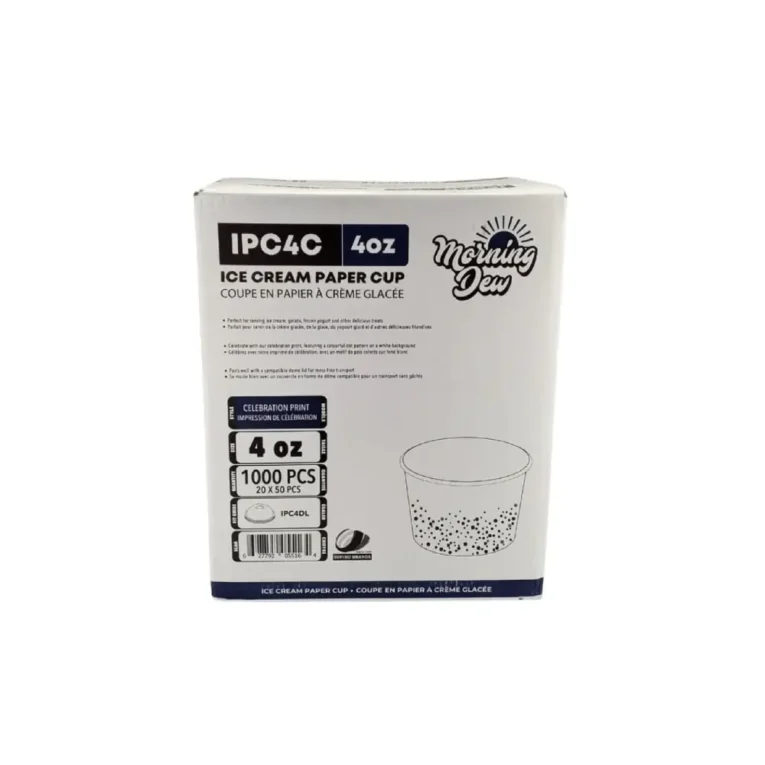 Ice Cream Paper Cups 4oz – Celebration Print 2