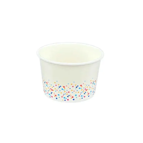 Ice Cream Paper Cups - Celebration Print, 5oz, 50 Pack