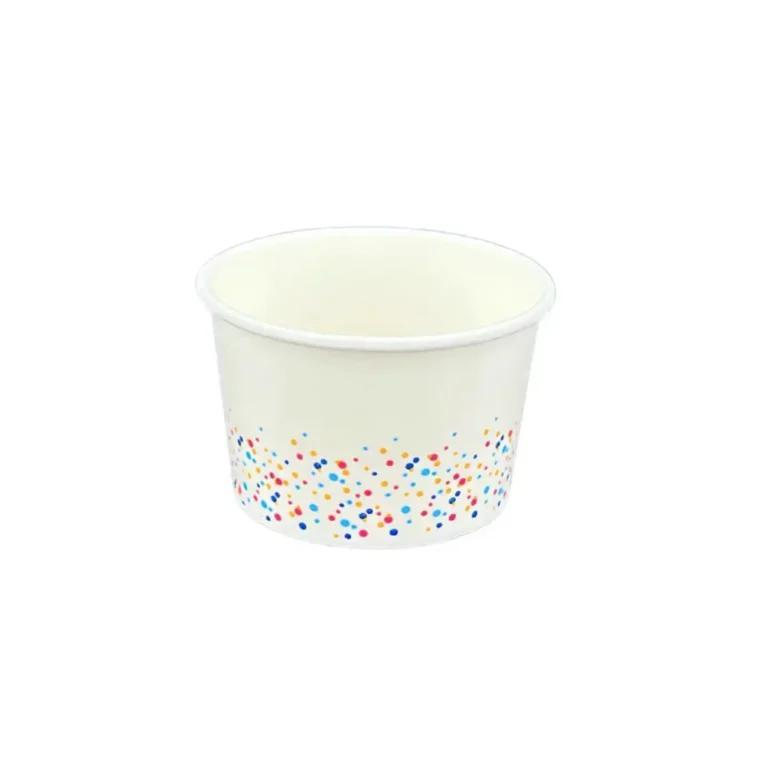 Ice Cream Paper Cups 5oz – Celebration Print – Case 1