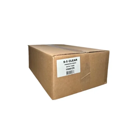 LD S5 Clear Can Liners W/Tabs 12X7X23