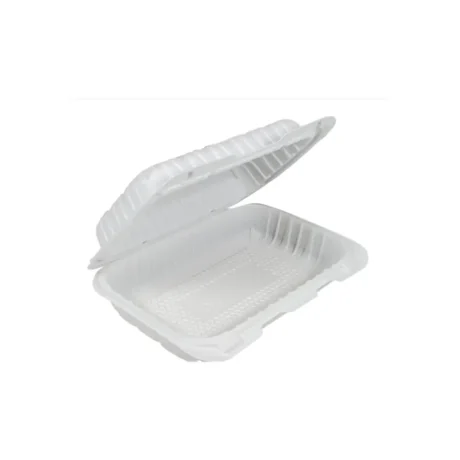 Clamshell Food Container – MFPP 9″ x 6″ x 3″, Double Lock, Single Compartment, Case