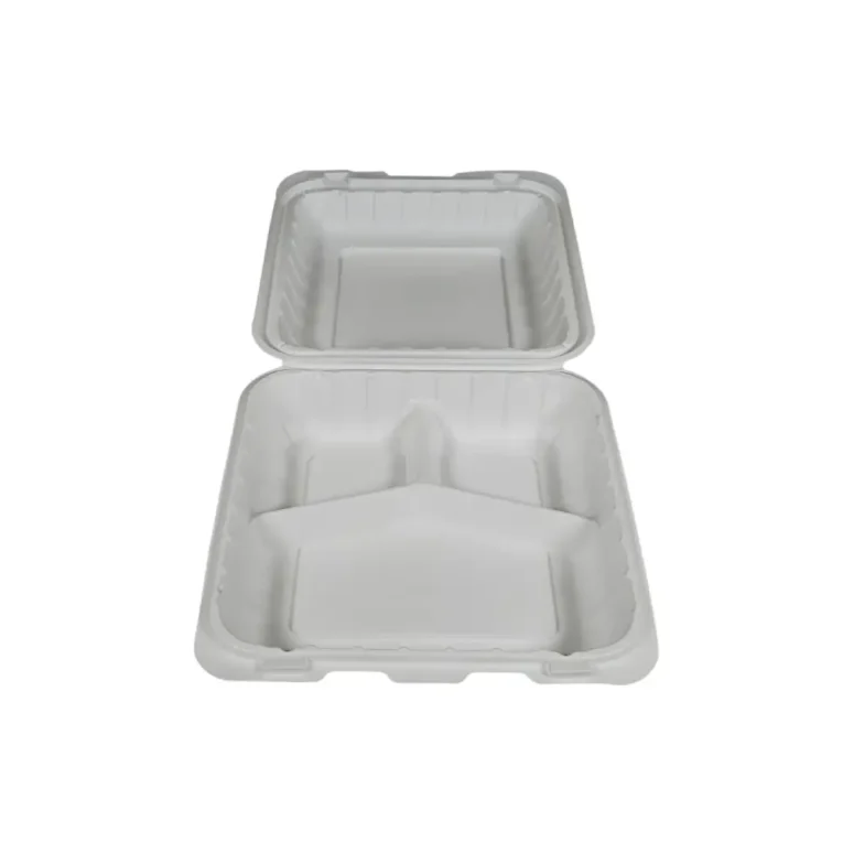 MFPP 803 – 8 x 8 x 3 Clamshell Food Container – Three Comp – Case 2