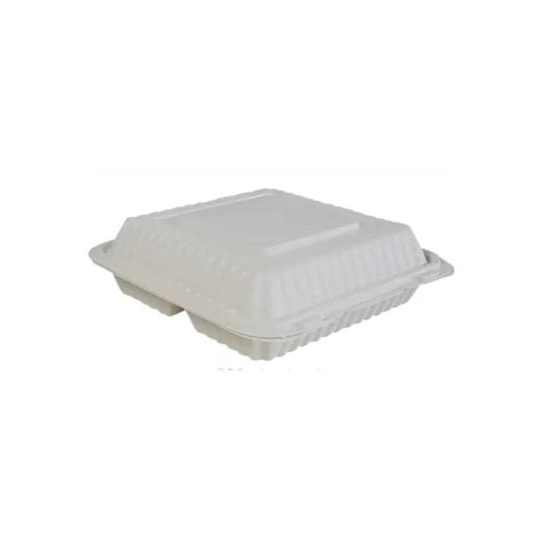 MFPP 903 – 9 x 9 x 3 Clamshell Food Container – Three Comp – Case 2