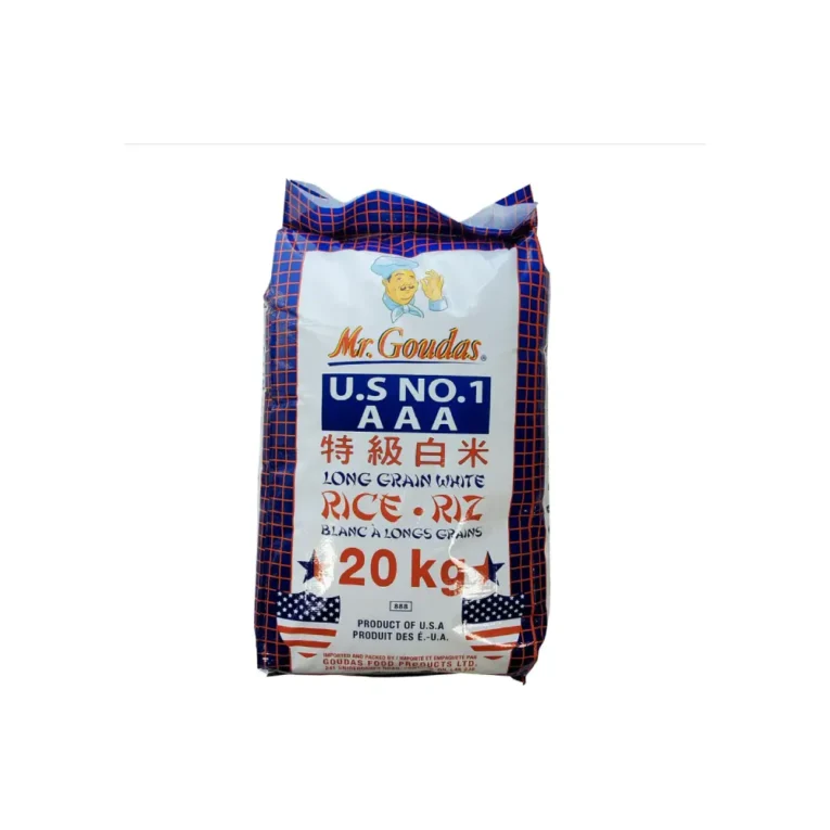 Mr Goudas – USA Long Grain – AAA White Rice – Case 20KG