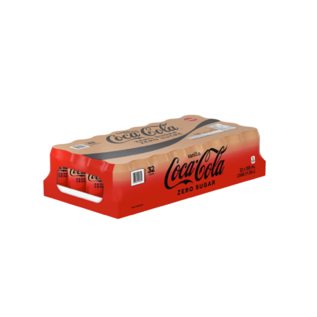 Coca Cola Vanilla Cans Zero Sugar - 32 x 355ML Cans