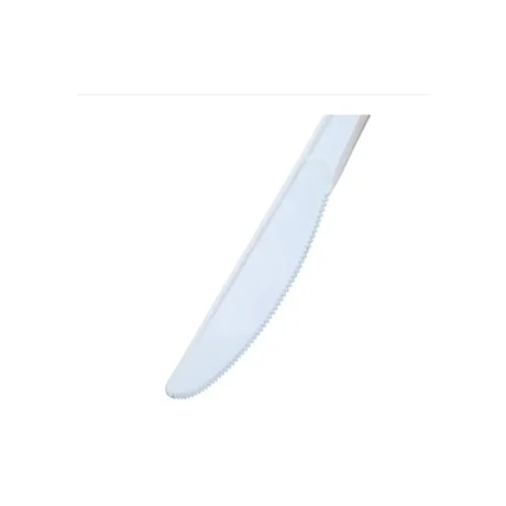 Retail Plastic Knifes - White - Heavy Weight  - 50 Pack