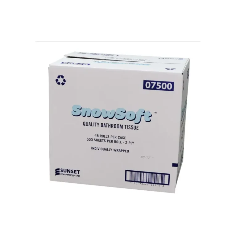 Snowsoft 2Ply Deluxe Standard Bathroom Tissue Rolls – 500 Sheets 2