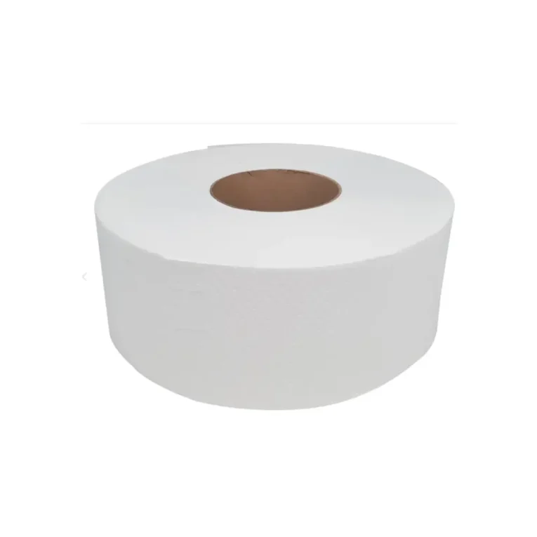 Snowsoft JRT1000 Deluxe 2 Ply White Jumbo Toilet Paper Roll Tissue – 1000′ 2