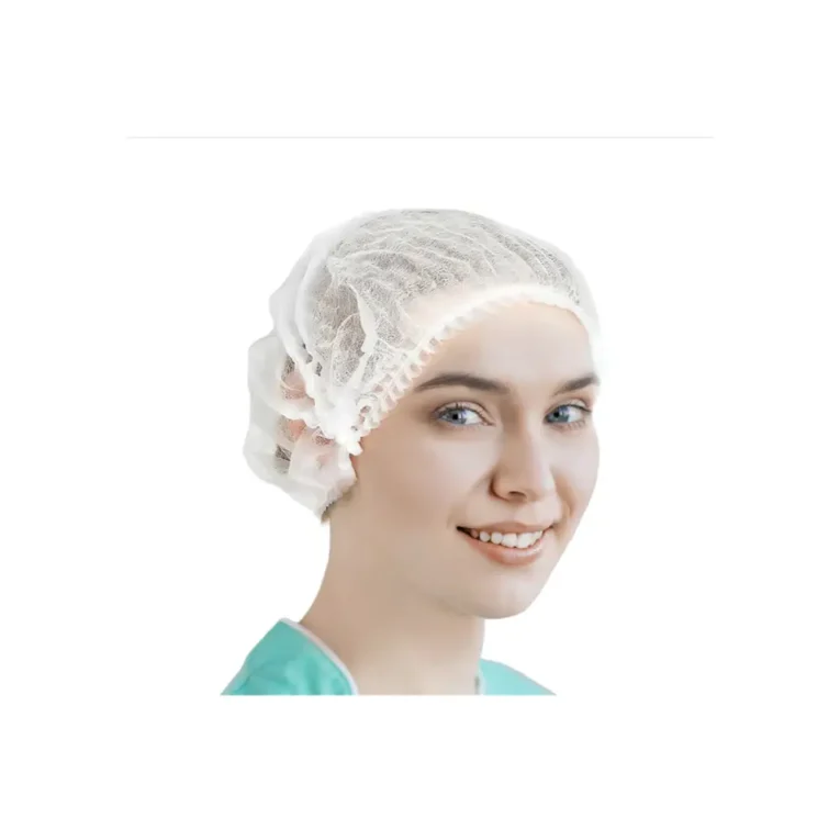 Soft Cover Bouffant Flat Hair Covers – White – 21″ – Case