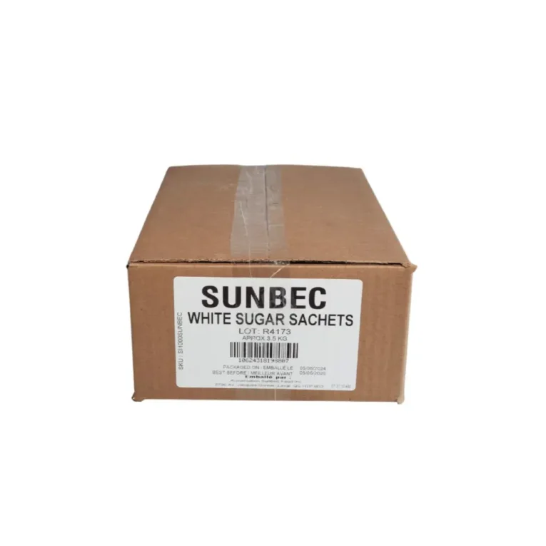 Sunbec White Portion Sugar 3.5G – Case