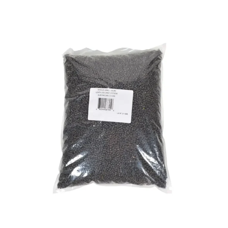 Urad Whole Black Lentils – Each 10Lbs