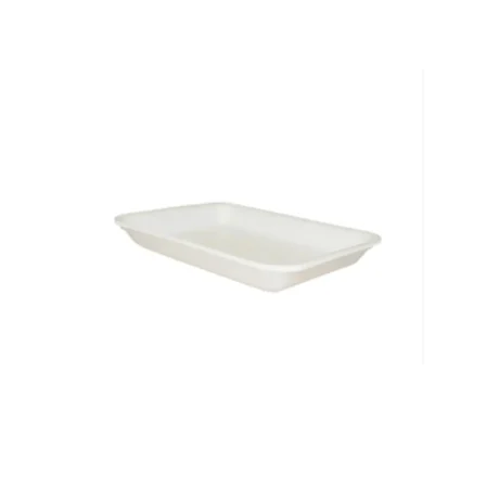 Foam Meat Trays - White, 4PL, Case (Dyne-A-Pak)