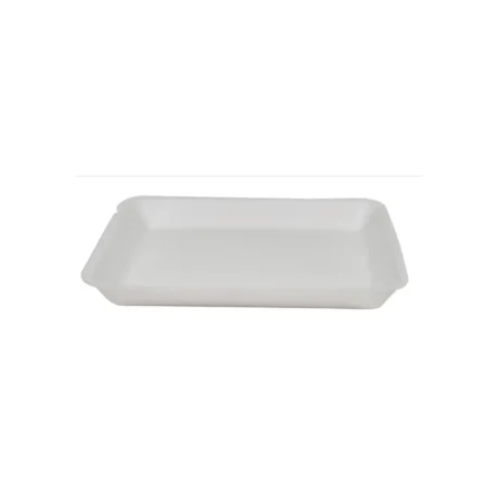 Foam Meat Trays - White, 8PP, Case (Dyne-A-Pak)