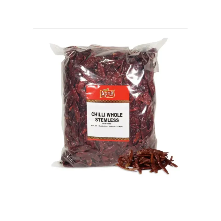 apna whole red chilli stemless