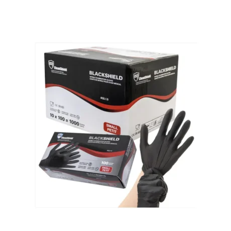 Black 5ML Nitirle Gloves - Small - Case