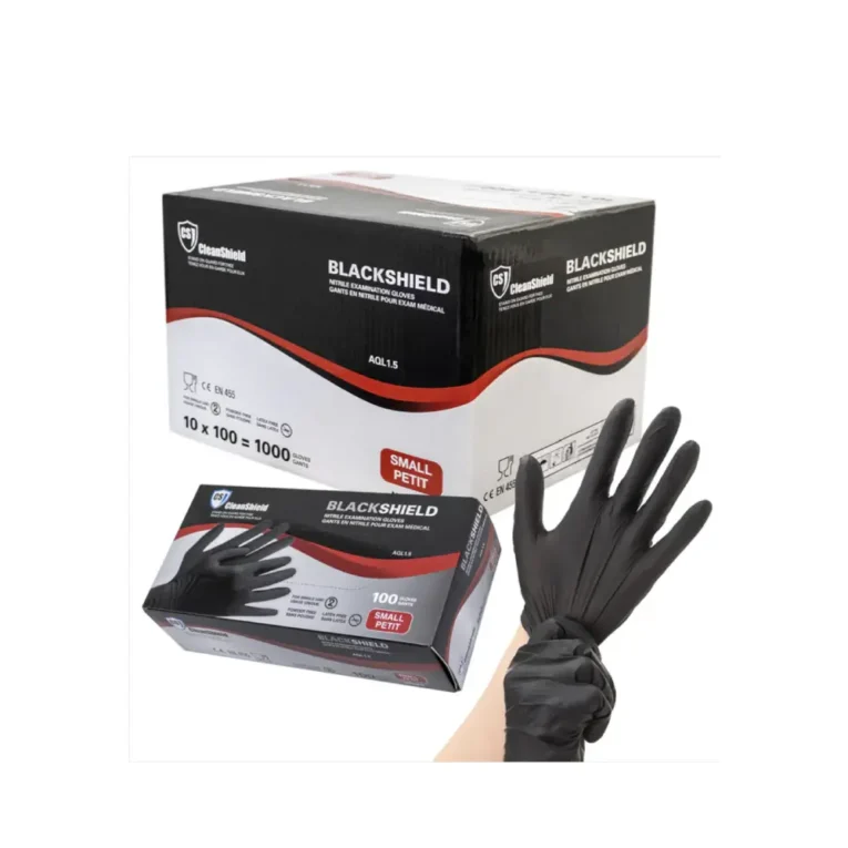 black 5ml nitrile gloves small case 1