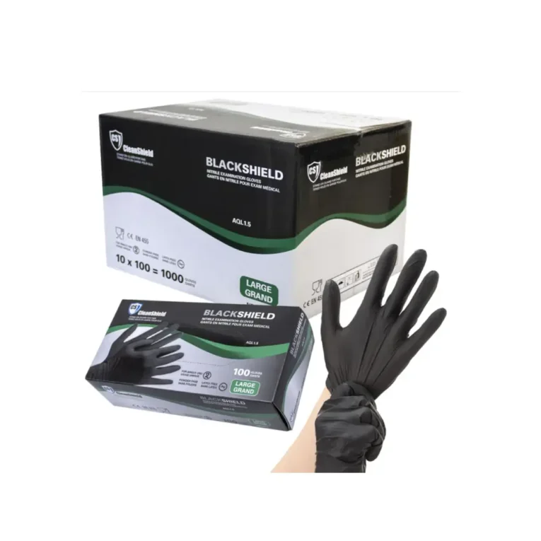 black 5mll nitrile gloves case 1