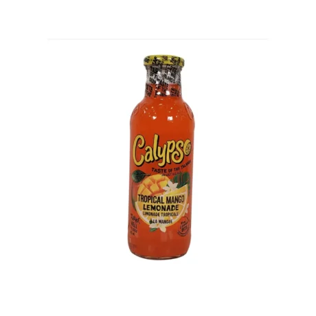 Calypso Tropical Mango Lemonade Bottles -12 x 473ML Case