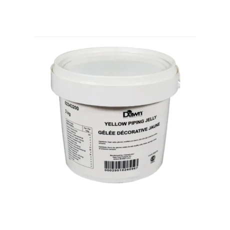 Dawn Yellow Piping Jelly - 6 x 2KG, Case