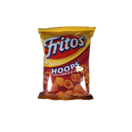 Frito BBQ Hoop Chips - 40 x 57G, Case
