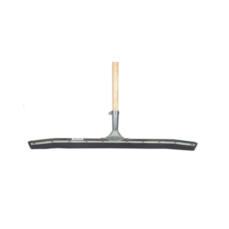 Globe Curved 24 Inch Floor Squeege W/Wooden Handle - Case