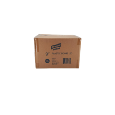 9″ Round Clear Plastic Dome Lid – Case