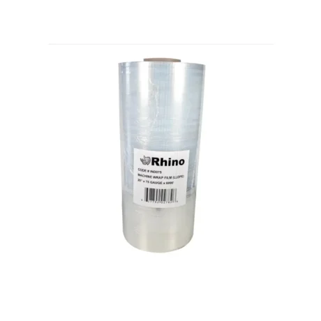 Machine Wrap - 20" x 75G x 6000ft, Rhino, Case