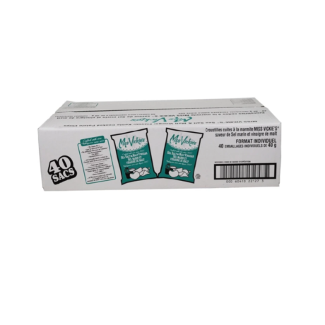 Miss Vickie's Sea Salt & Malt - 40 x 40G, Case