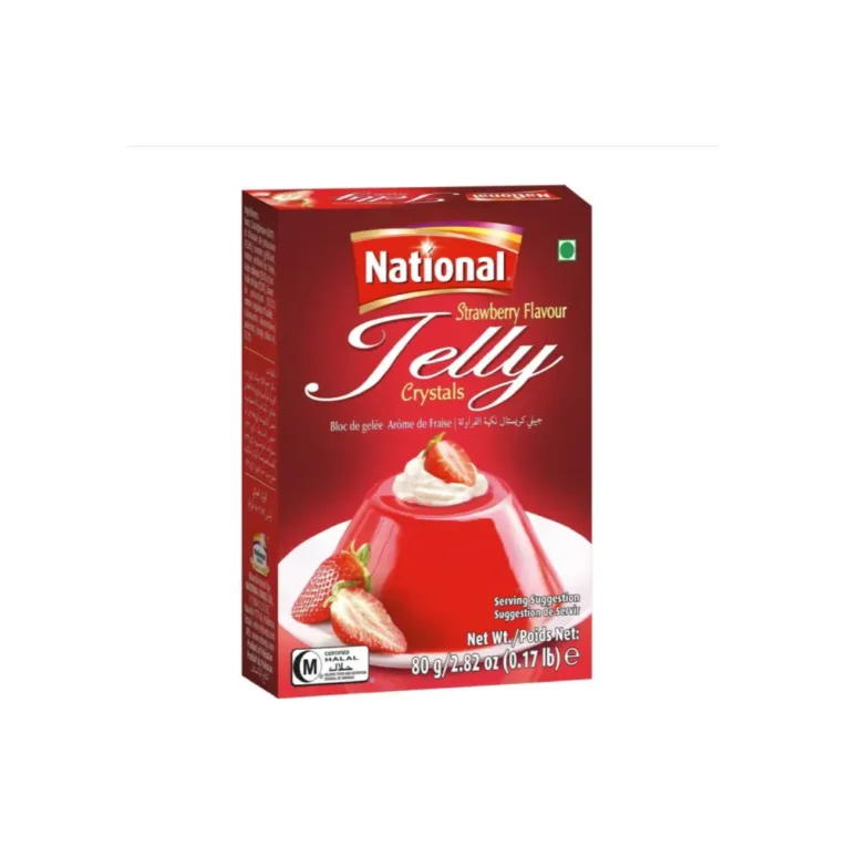 national strawberry flavour jelly crystals