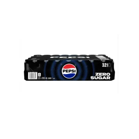 Pepsi Zero Sugar Cans – 32 x 355ML Case