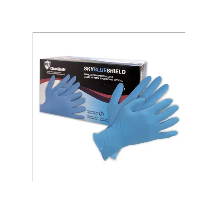 sky blue 5mill nitrile glove
