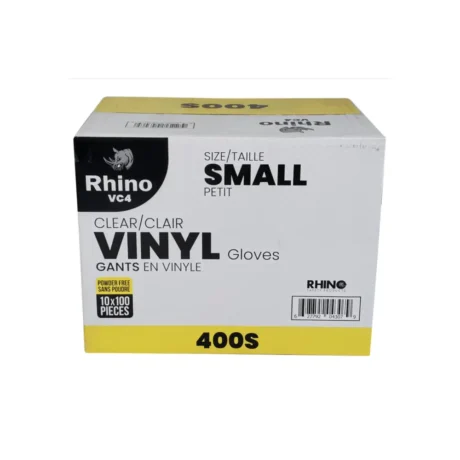 Clear Vinyl Gloves - Small - Case