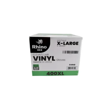 Clear Vinyl Gloves - Extra Large - Case