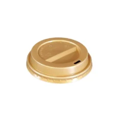 Dome Sip Lid for 10-24oz Tall Hot Paper Cup - Gold, 50 Pack - Each [50]