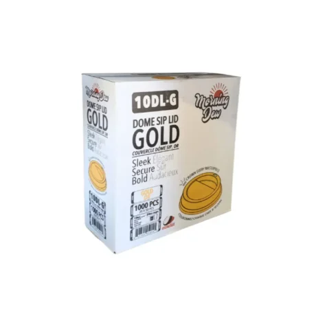 Dome Sip Lid for 10-24oz Tall Hot Paper Cup - Gold, Case