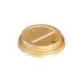 Dome Sip Lid for 8oz Tall Hot Paper Cup – Gold, Case 1