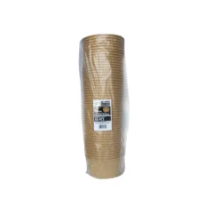 PE Lined Paper Round Container - Kraft, 1000ml, 50 Pack - Each [50]