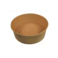 PE Lined Paper Round Container – Kraft, 1300ml, Case 1 (1)