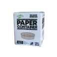 PE Lined Paper Round Container – Kraft, 1300ml, Case 3 (1)