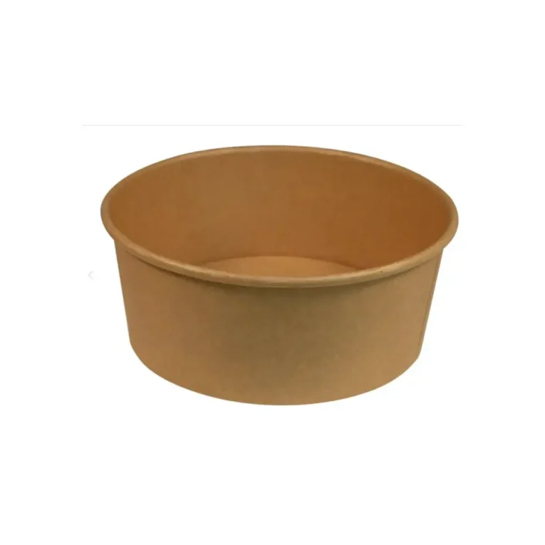 PE Lined Paper Round Container – Kraft, 750ml, Case 1