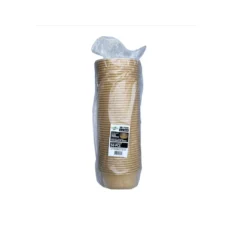 PE Lined Paper Round Container - Kraft, 750ml, 50 Pack - Each [50]