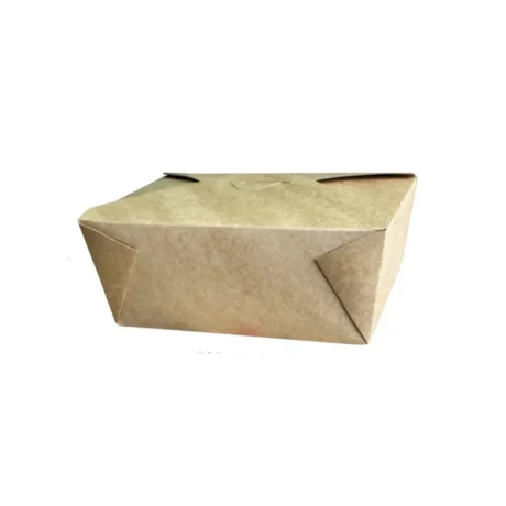 Paper Fold Box – Kraft, #4, 40 Pack