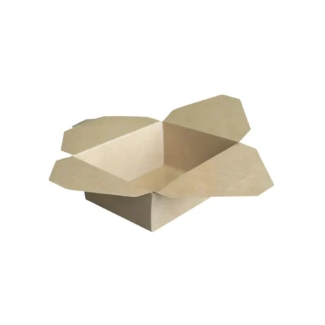 Paper Fold Box - Kraft, #8, 50 Pack