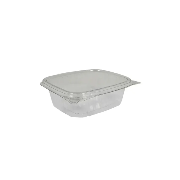 value+ clear hinged container 12oz 1