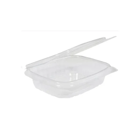 Hinged Clear Deli Containers – 8oz, Value BD08, Case