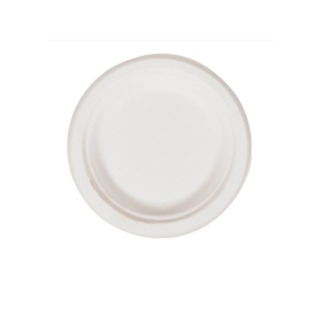 6" Round Bagasse Plates - Eco-Craze, 125 Pack