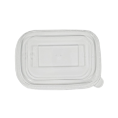 PET Rectangle Lid - For 500/750/1000ml Paper Container - Eco-Craze, Case
