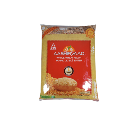 Ashirvaad Atta Whole Wheat Flour - 2 x 20LB, Case